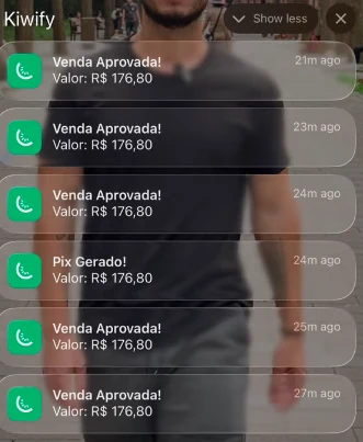 Vendas reais de infoprodutos